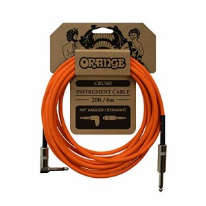 ORANGE CRUSH Instrument Cable 20ft 6m 1/4 Angled Straight CA037 ギター(未使用品)