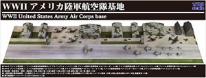 ピットロード 1/700 SPSシリーズ 第二次世界大戦 アメリカ陸軍航空隊基地  (未使用品)