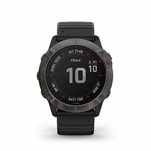 GARMIN(ガーミン) fenix 6X Sapphire Black DLC 音楽再生機能 マルチスポー(未使用品)