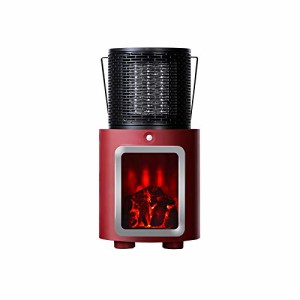 PRISMATE（プリズメイト）人感センサー付暖炉ヒーター PR-WA010 (RD(レッド(未使用品)