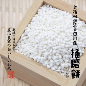 新米予約 令和6年産 新餅 もち米 10kg 5kg×2 送料無料 令和5年産 奥播州源流芥田川産 はりまもち 播磨餅 モチ米