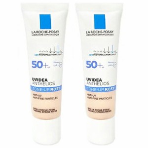 ● 【2本セット】 ラロッシュポゼ UVイデア XL プロテクション トーンアップ ローズ 30ml SPF50+ PA++++ 日焼け止め 乳液 化粧下地 顔 UV