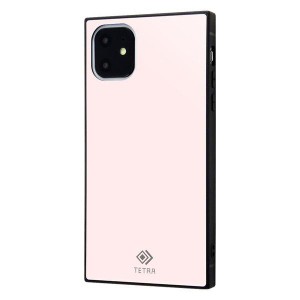 iPhone11 ケース 耐衝撃 ガラスケース TETRA / ピンク アイフォン11 カバー