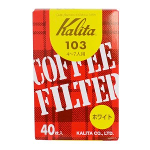 カリタ コーヒーフィルター 103 ホワイト 40枚入