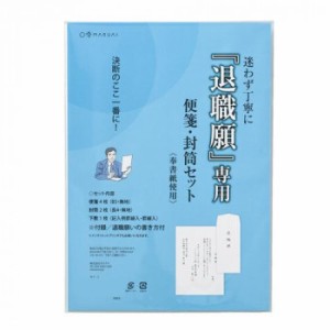 退職願専用 便箋・封筒セット 10セット タイ-1