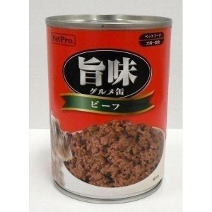 ペットプロジャパン 旨味グルメ缶 ビーフ 375g