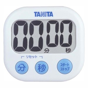 タニタ デジタルタイマー でか見えタイマー TD-384 ホワイト