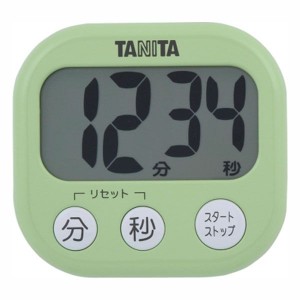 タニタ デジタルタイマー でか見えタイマー TD-384 ピスタチオグリーン