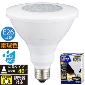 LED電球 ビームランプ形 広角(150形相当/1300lm/電球色/E26/防雨タイプ/調光器対応) (LDR13L-W/D 11)
