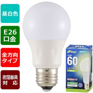 LED電球(60形相当/815lm/6.7W/昼白色/E26/全方向配光260°/密閉形器具対応) (LDA7N-G AG27)