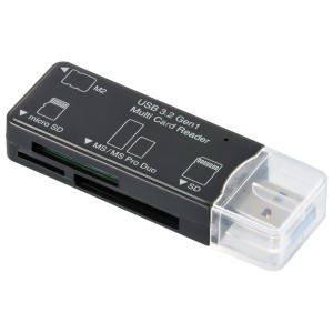microSDカードリーダー(主要49メディア/USB3.2Gen1/ブラック) (PC-SCRWU303ーK)