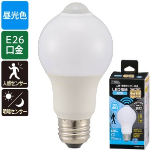 LED電球(60形相当/8.1W/880lm/昼光色/E26/人感・明暗センサー付) (LDA8D-G R51)