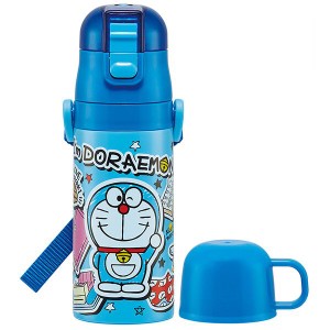 I'm Doraemon ステッカー 子供用2WAYステンレスボトル スケーター