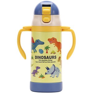 DINOSAURS PICTURE BOOK 2WAYストローステンレスマグ 350ml スケーター