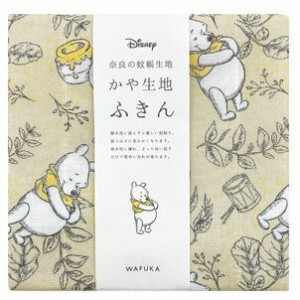 Disney ディズニー かや生地 ふきん 『ボタニカル/くまのプーさん』 奈良の 蚊帳生地 [日本製]