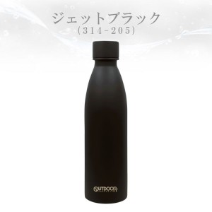 OUTDOOR PRODUCTS(アウトドアプロダクツ) 炭酸対応スポーツボトル530ml ジェットブラック