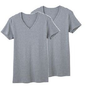 GUNZE(グンゼ) YG/COTTON Tシャツ2P VネックTシャツ [全3色×3サイズ]