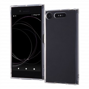 Xperia(TM) XZ1 ハイブリッドケース 衝撃吸収 6Hコート/クリア