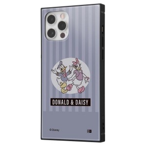 iPhone 12/12 Pro/ディズニー/耐衝撃ケース KAKU/ドナルド＆デイジー_80年代