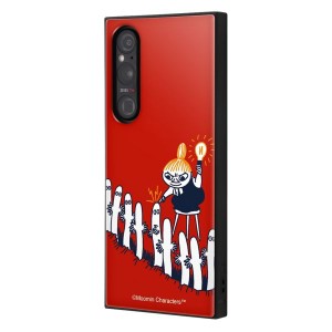 Xperia 1 V / 『ムーミン』/耐衝撃ハイブリッドケース KAKU / リトルミイとニョロニョロ