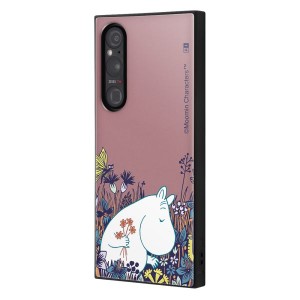 Xperia 1 V / 『ムーミン』/耐衝撃ハイブリッドケース KAKU / ムーミンと花畑