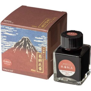 [ナカバヤシ] TACCIA 万年筆用 浮世絵インク/葛飾北斎 40ml 北斎紅土 TFPI-WD42-1