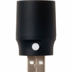 [エルコミューン] カラビナバッテリーダブル専用 USB LEDライト Black CRB-111 ※本体(カラビナバッテリーダブル)は付属しておりません
