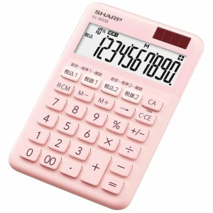シャープ カラー・デザイン電卓 10桁 EL-M336-PX ピンク系