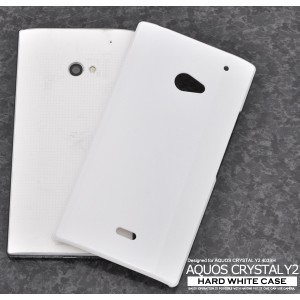 [スマホ・クリスタル用] AQUOS CRYSTAL Y2 403SH用ハードホワイトケース