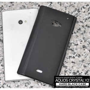 [スマホ・クリスタル用] AQUOS CRYSTAL Y2 403SH用ハードブラックケース