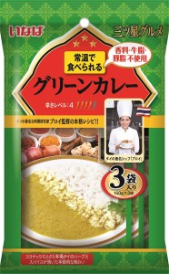 いなば食品 三ツ星グルメグリーンカレー 150g×3袋×12袋　【送料無料(一部地域を除く)】