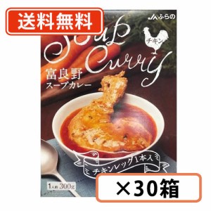 富良野 スープカレー チキン 300g ×30箱　チキンレッグ入　JAふらの ≪チキン≫  【送料無料(一部地域を除く)】