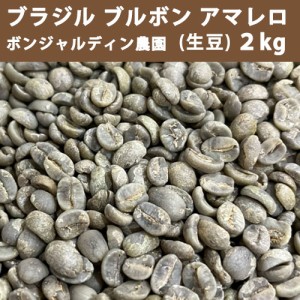 コーヒー 生豆 ブルボンアマレロ ボンジャルディン農園 2ｋg　送料無料(一部地域を除く)