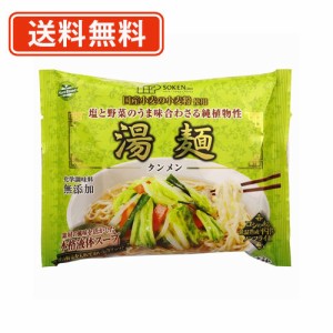 創健社 湯麺（タンメン） 112ｇ×10袋　化学調味料無添加　国産小麦　送料無料(一部地域を除く)