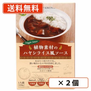 創健社  植物素材のハヤシライス風ソース（レトルト） 150g×2個　送料無料/メール便