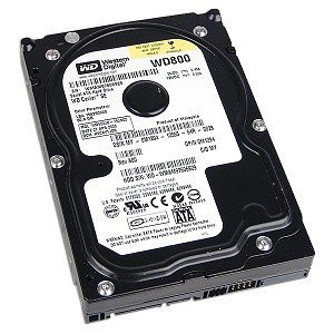 Western Digital wd800jd 80?GB SATA / 150?7200rpm 8?MBハードドライブ(中古品)