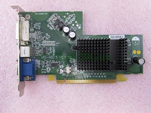 ATI Radeon x300?SE 128?MB DVI VGA TV出力PCI - Eビデオカードデルy8365(中古品)