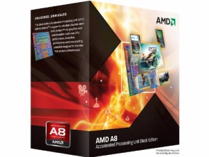 AMD A8-Series APUs A8-3870 FM1 TDP 100W 3.0GHz×4 キャッシュ4MB RH6550(中古品)