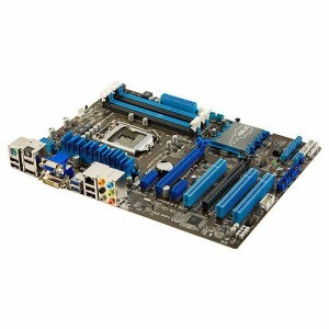 ASUSTeK Intel H77搭載 マザーボード LGA1155対応 P8H77-V 【ATX】(中古品)