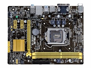 ASUSTeK Intel H81搭載 マザーボード LGA1150対応 H81M-E 【microATX】(中古品)