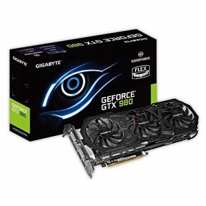 GIGABYTE ビデオカード Geforce GTX980搭載 オーバークロックモデル GV-N98(中古品)