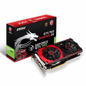 MSI GeForce GTX 960搭載グラフィックボード GTX960 GAMING 2G(中古品)