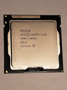 インテルCore i7???3770?3.4?GHz 5.0?GT/s 8?MB LGA 1155?CPU、OEM(中古品)