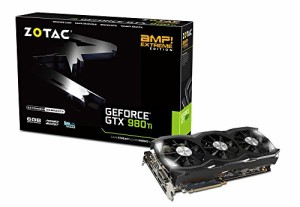 ZOTAC GTX 980 Ti AMP Extreme グラフィックスボード VD5749 ZTGTX98TI-6GD(中古品)