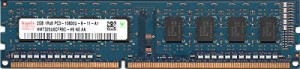 hynix PC3-10600U (DDR3-1333) 2GB 240ピン DIMM デスクトップパソコン用メ(中古品)
