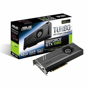 ASUSTek NVIDIA GeForce GTX1080搭載ビデオカード メモリ8GB TURBO-GTX1080(中古品)