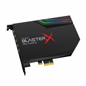 Creative Sound BlasterX AE-5 ブラック 最大32bit/384kHz ハイレゾ LED ゲ(中古品)