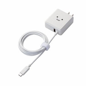 エレコム USB 充電器 ACアダプター コンセント [ スマホ 対応 ] usb type c(中古品)