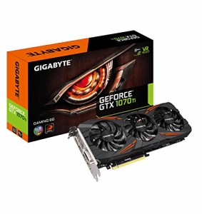 GIGABYTE ビデオカードGEFORCE GTX 1070Ti搭載 GV-N107TGAMING-8GD(中古品)