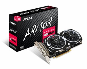 MSI Radeon RX 570 ARMOR 8G OC グラフィックスカード(中古品)